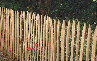 Cl�ture ch�taignier ganivelle - H 100cm  L 5m
