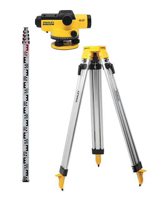 Niveau lunette � bulle de chantier avec mir - AL32 Stanley